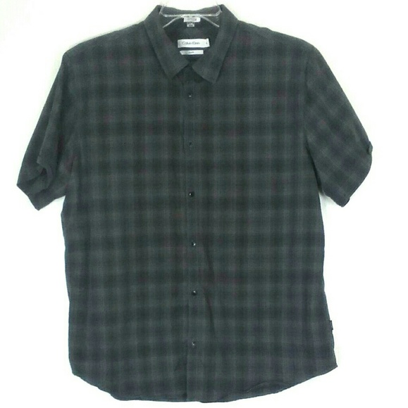 Calvin Klein Other - Calvin Klein Slim Fit Button Front Shirt Size XL
